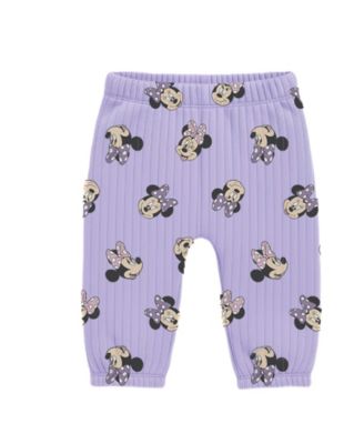 Baby Girls' Minnie Mouse Bodysuit, Hooded Jacket & Pants, 3-Piece Set