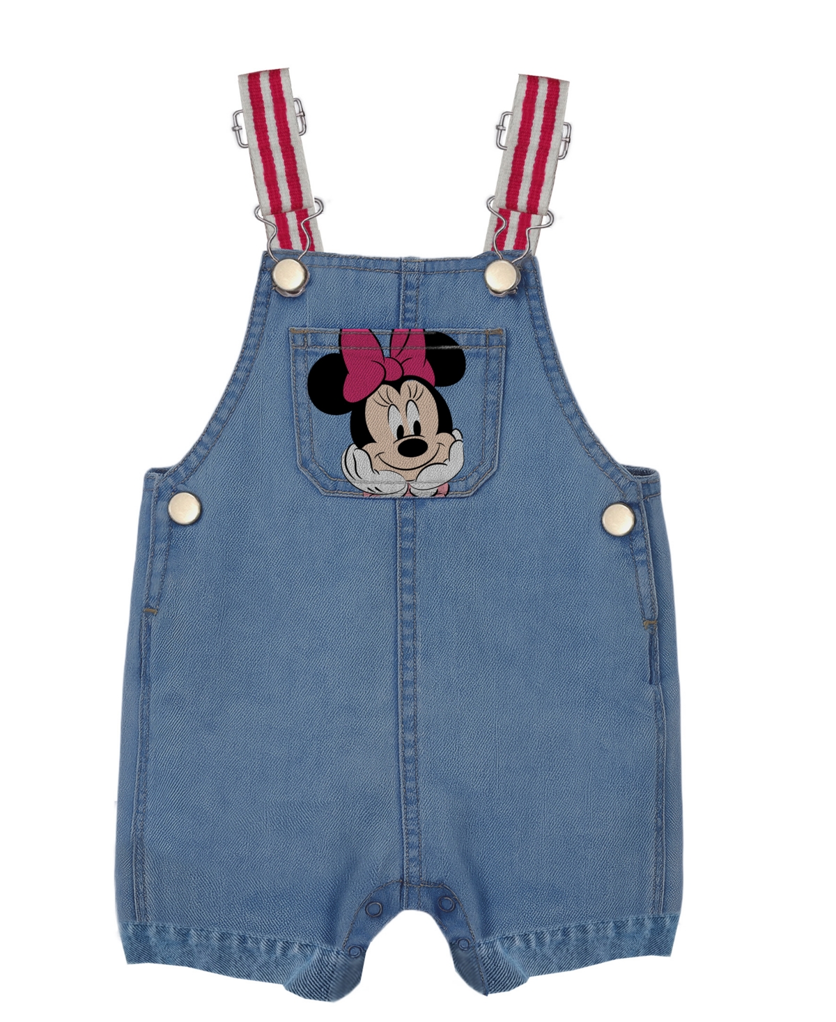 Disney Baby Girls' Minnie Mouse Bodysuit & Shortall, 2-Piece Set
