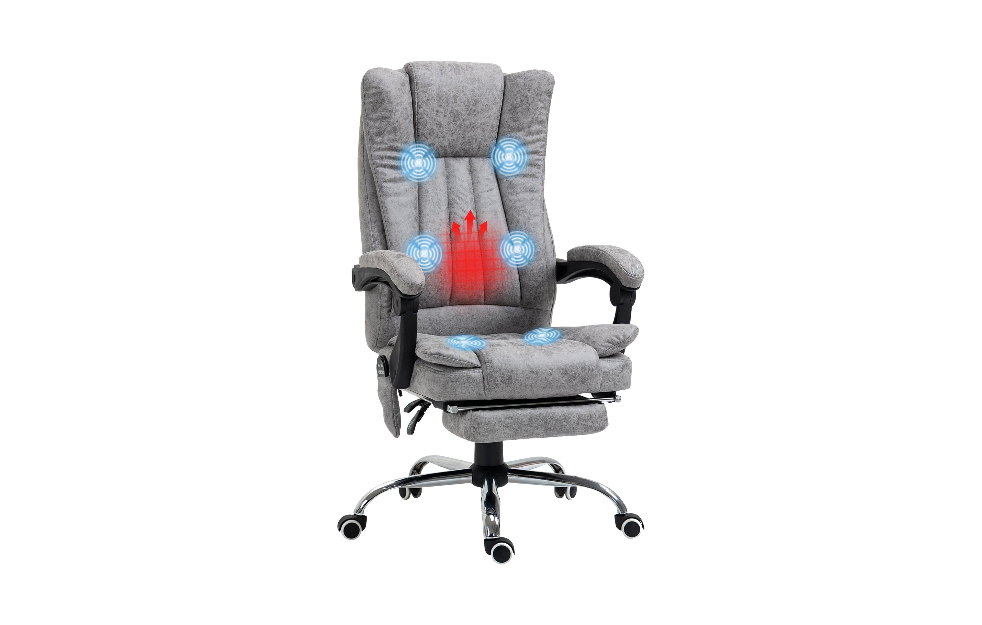 Boyel Living Massage Office Chair High Back Reclining Desk Chair with Heating