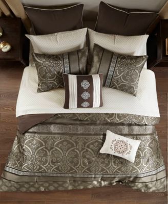 Madison Park Essentials Zara Jacquard 16-Pc. Comforter Set, Queen