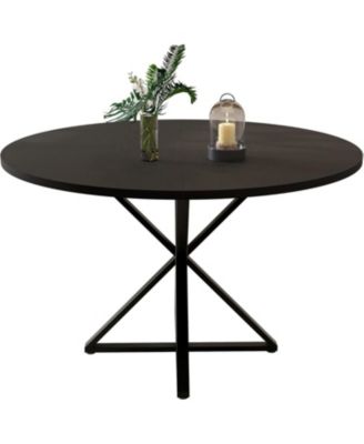 Kitchen Table Round Dining Table for 4 47 inch Farmhouse Kitchen Table Circle Dinner Table