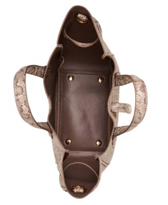 Faux Snake Medium Tote Bag