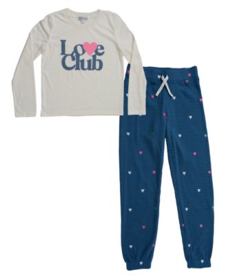 Boys' 6-16 Long-Sleeve T-Shirt & Jogger Pants, 2-Piece Pajama Set