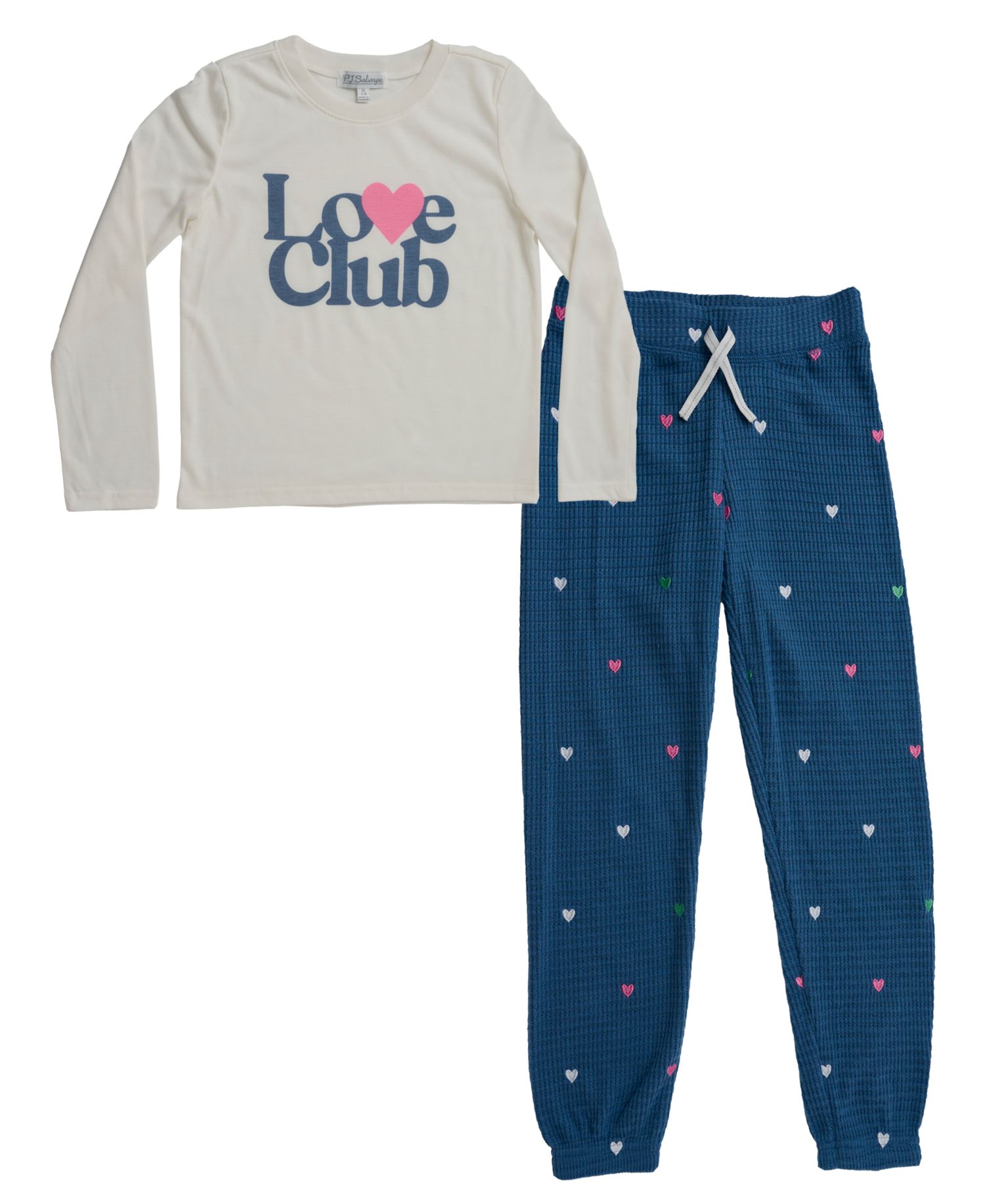 Girls' 6-16 Long-Sleeve T-Shirt & Jogger Pants, 2-Piece Pajama Set