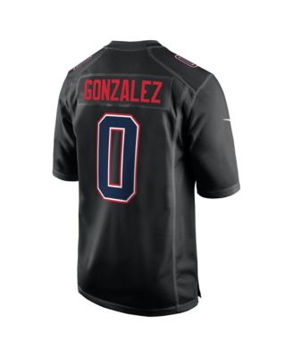 Men's Christian Gonzalez Black New England Patriots Super Bowl LX Fashion Game Jersey