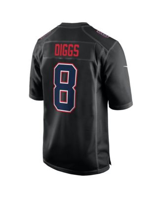 Men's Stefon Diggs Black New England Patriots Super Bowl LX Fashion Game Jersey