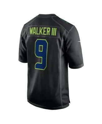 Men's Kenneth Walker Iii Black Seattle Seahawks Super Bowl LX Fashion Game Jersey