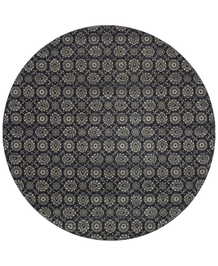JHB Design Tidewater Meridian Navy/Grey Area Rugs Macy's