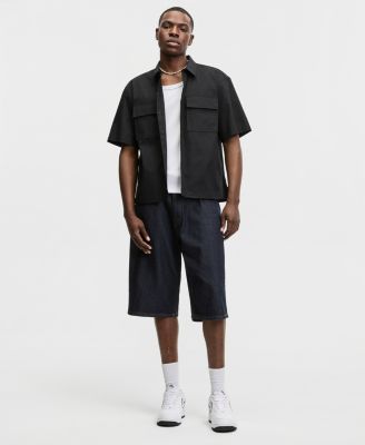 Men's Relaxed-Fit Short-Sleeve Ripstop Shirt