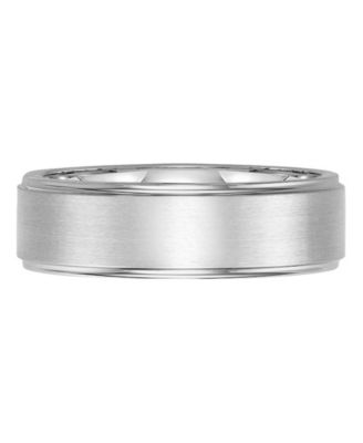 Men's Cobalt Ring, Comfort Fit Wedding Band 