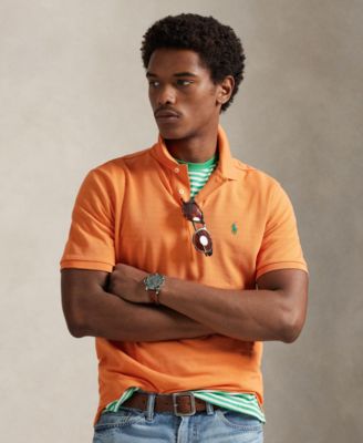 Men's Custom Slim Fit  Mesh Polo