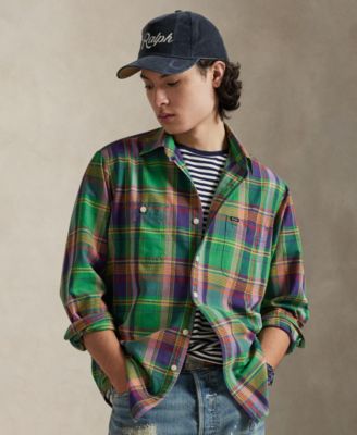 Men's Long-Sleeve Oxford Shirt