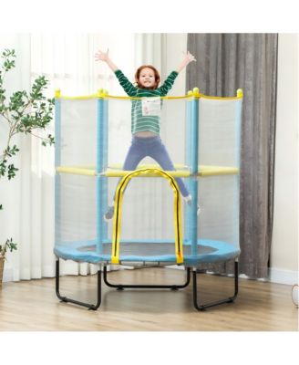 Kids Trampoline with Safety Enclosure for Ages 3–6