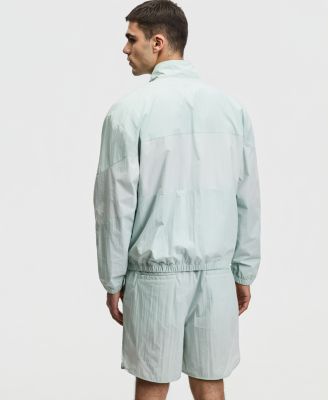 Men's Relaxed-Fit Color Blocked Track Jacket