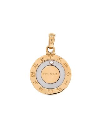 12 Months Horoscope Movable Round Pendant Charm