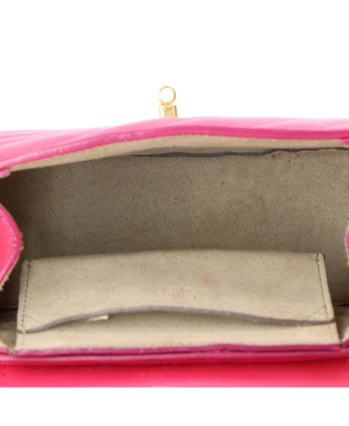 Pre-Owned Chloe Nano Drew Bijou Crossbody Bag Quilted Leather