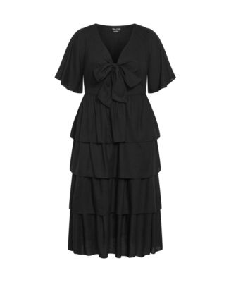 Women's Ana Tie Maxi Tiered Dress