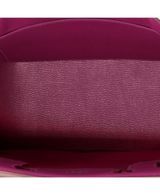 Birkin 30 Handbag Pink Clemence with Palladium Hardware