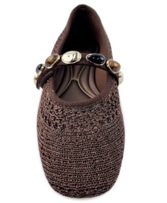 Women's Zeta Stones Mary Jane Ballet Flats