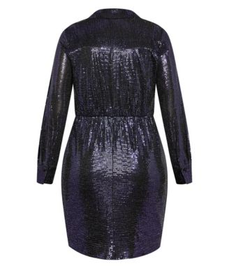 Women's Sequin Glow Dress