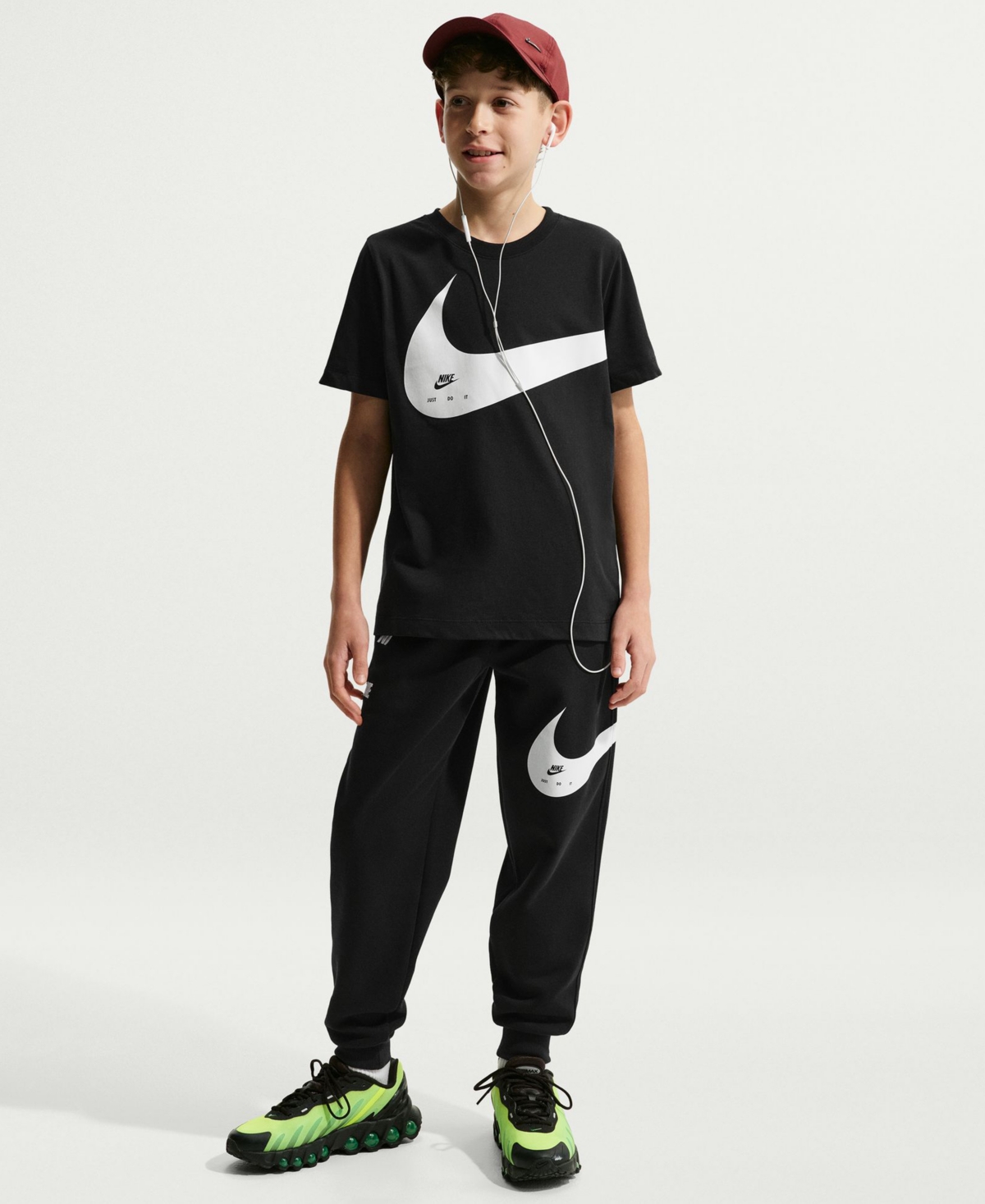 Nike Sportswear Boys' Club Energy Crewneck T-Shirt