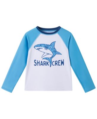 Boys' 2T-5 Crewneck Rash Guard and Printed Shorts, 2-Piece Set