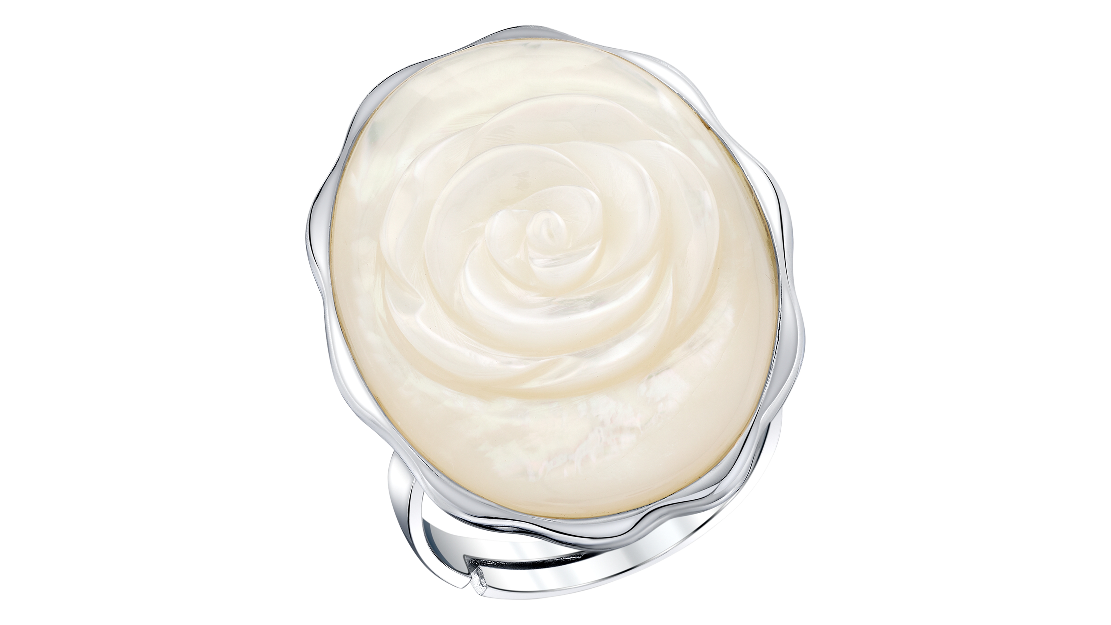 Macy's Mother Of Pearl Ring in Sterling Silver