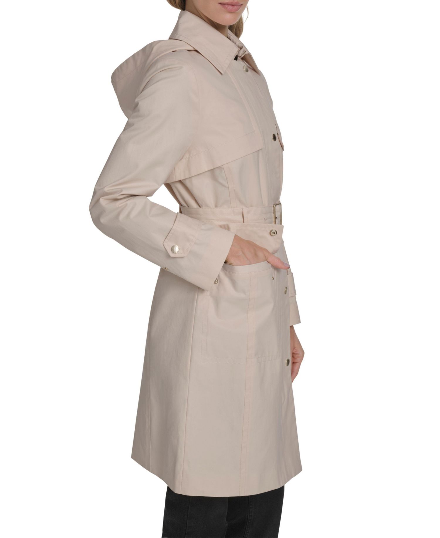 Women's Cotton Rain Trench Coat