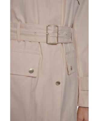 Women's Cotton Rain Trench Coat