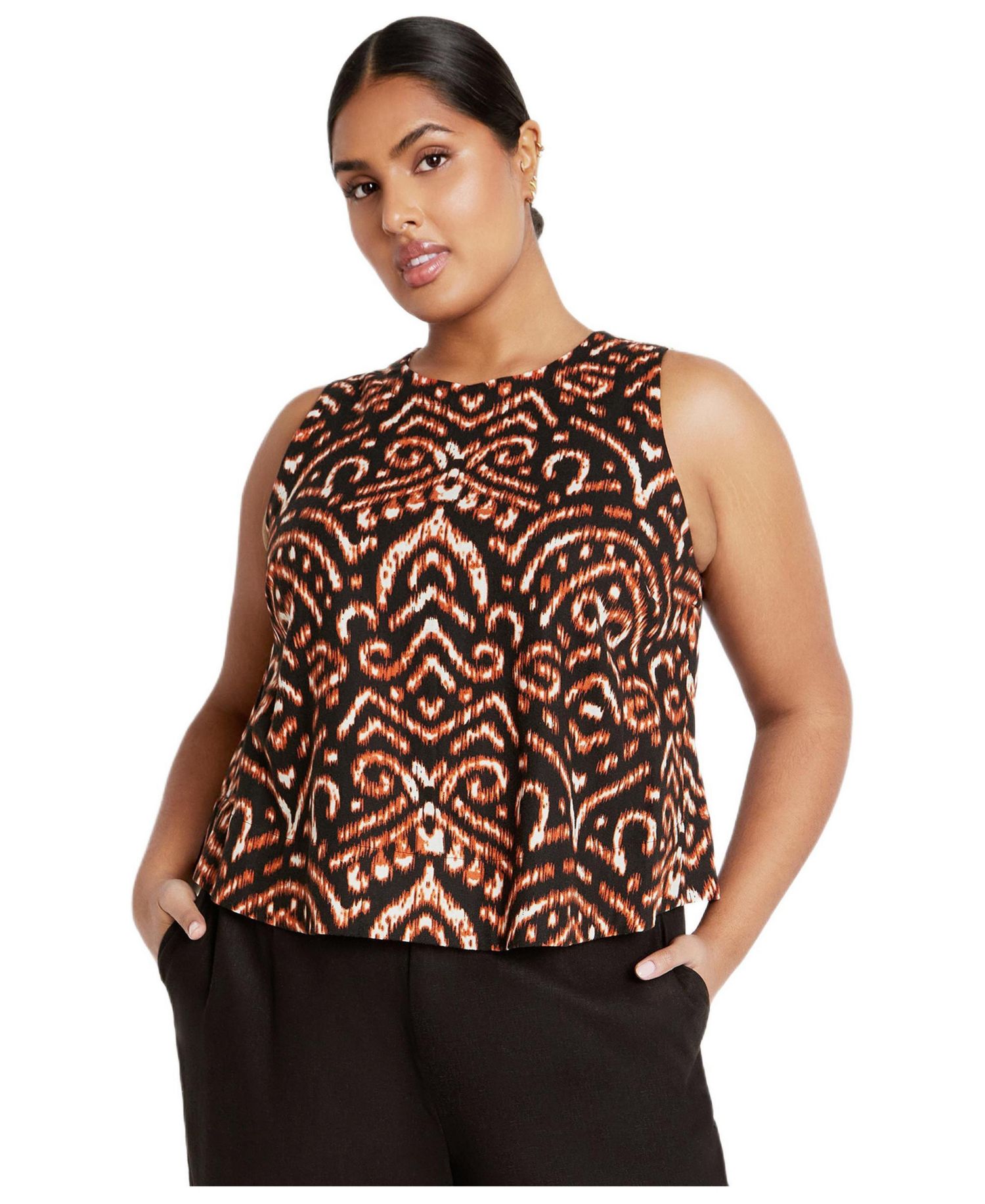 Women's Plus Size Amara Print Top