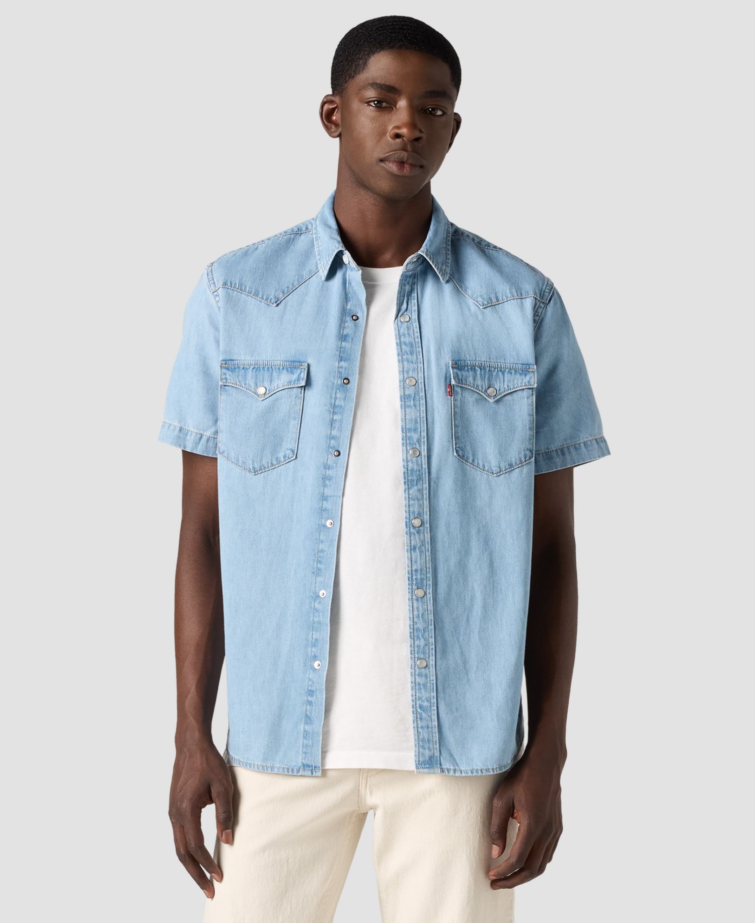 Men's Short-Sleeve Western Shirt