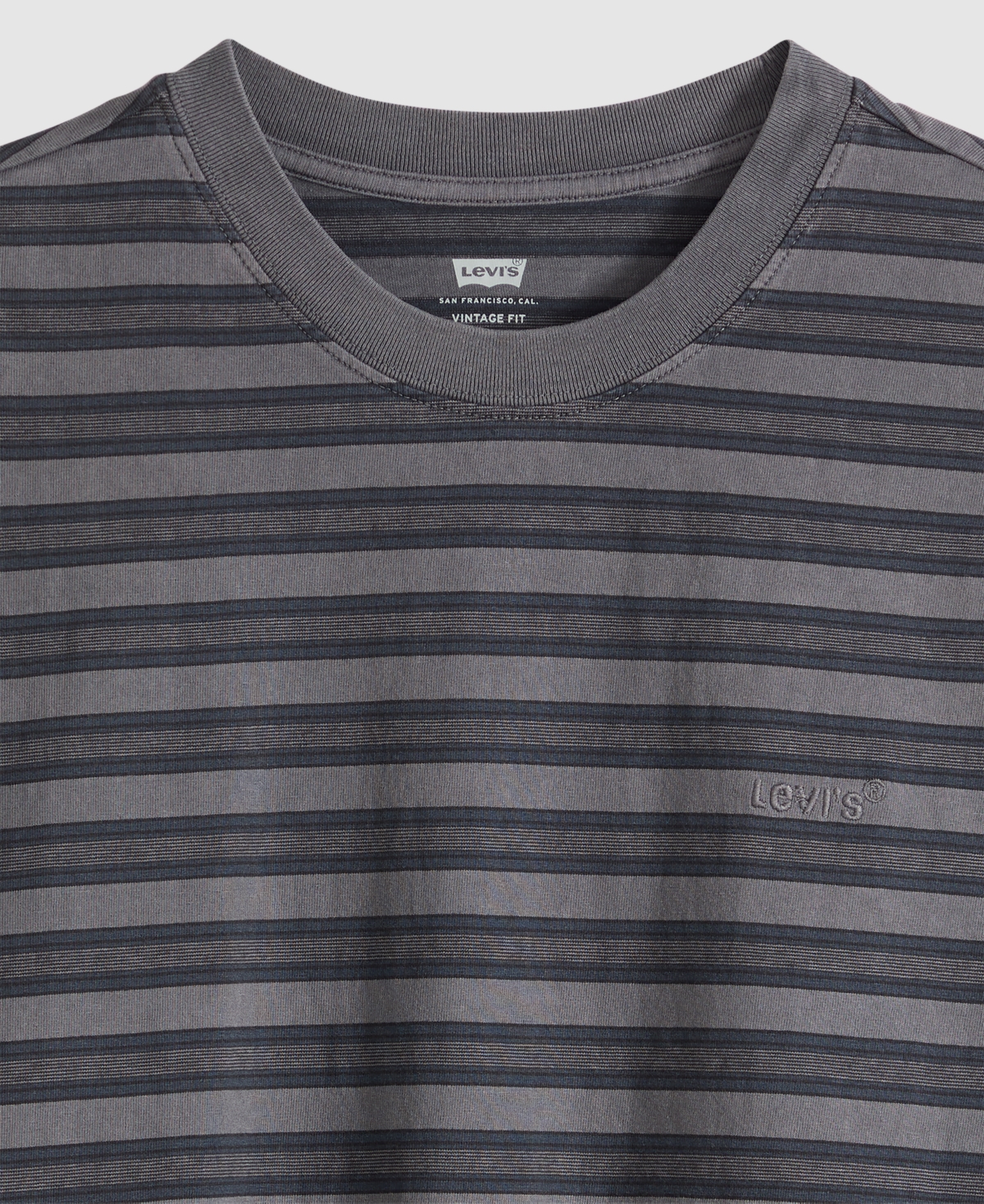 Levi's Premium Men's Short-Sleeve Striped Crewneck T-Shirt