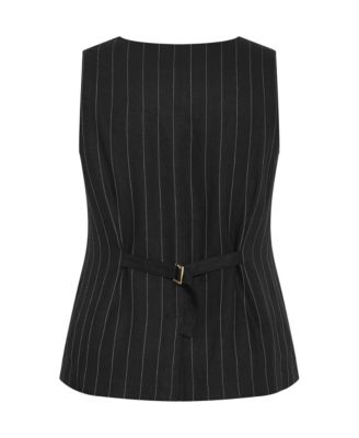 Women's Plus Size Kelly Stripe Vest