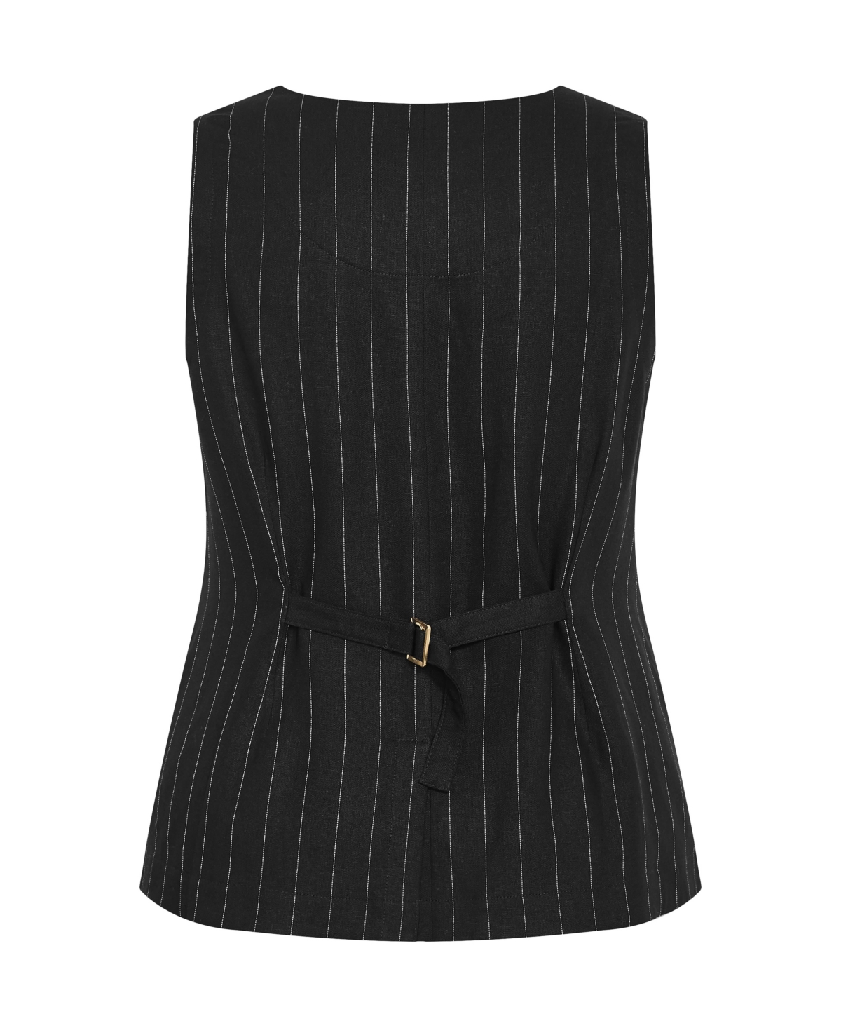 City Chic Women's Plus Kelly Stripe Vest