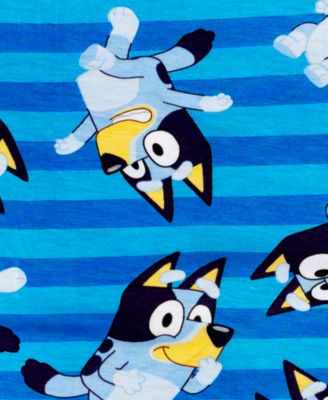 Boys' Toddler 2T-4T Bluey Striped Top and Pants, 2-Piece Pajama Set