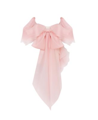 Womens Dreamy off-shoulder blouse with meringue flounces