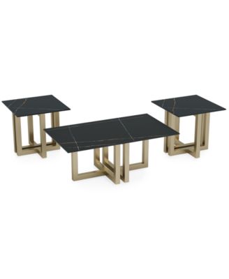 Emila 3-Pc. Rectangle Coffee Table and Rectangle End Tables Set