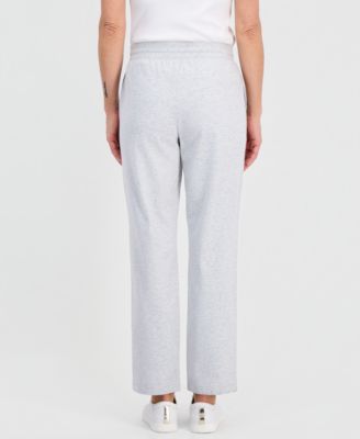 Petite Heathered Knit Drawstring Pants