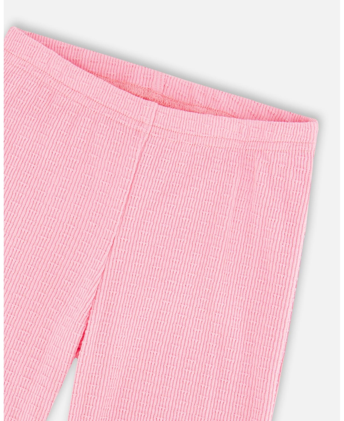 Deux par Baby Girls Crinkle Jersey Leggings Pink