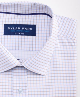 Men's Slim-Fit Performance Four-Way Stretch Dress Shirt