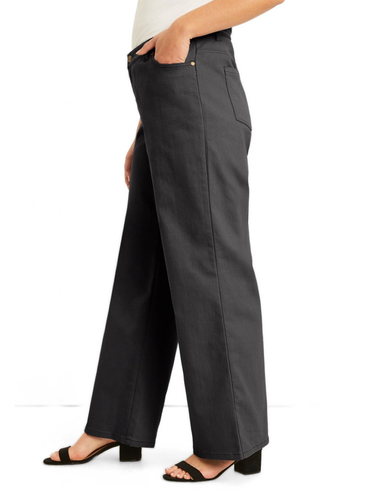 Women's June and Vie June Fit Wide-Leg Jeans