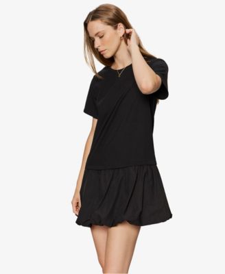 Women's For Keeps Bubble Crew Neck T-Shirt Dress