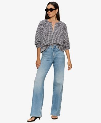 Women's Perfect Gingham Button-Front Blouse