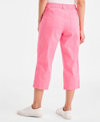 Women's Seamed Utility Capri Pants