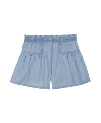 Girls' 7-16 Paper Bag Waist Shorts