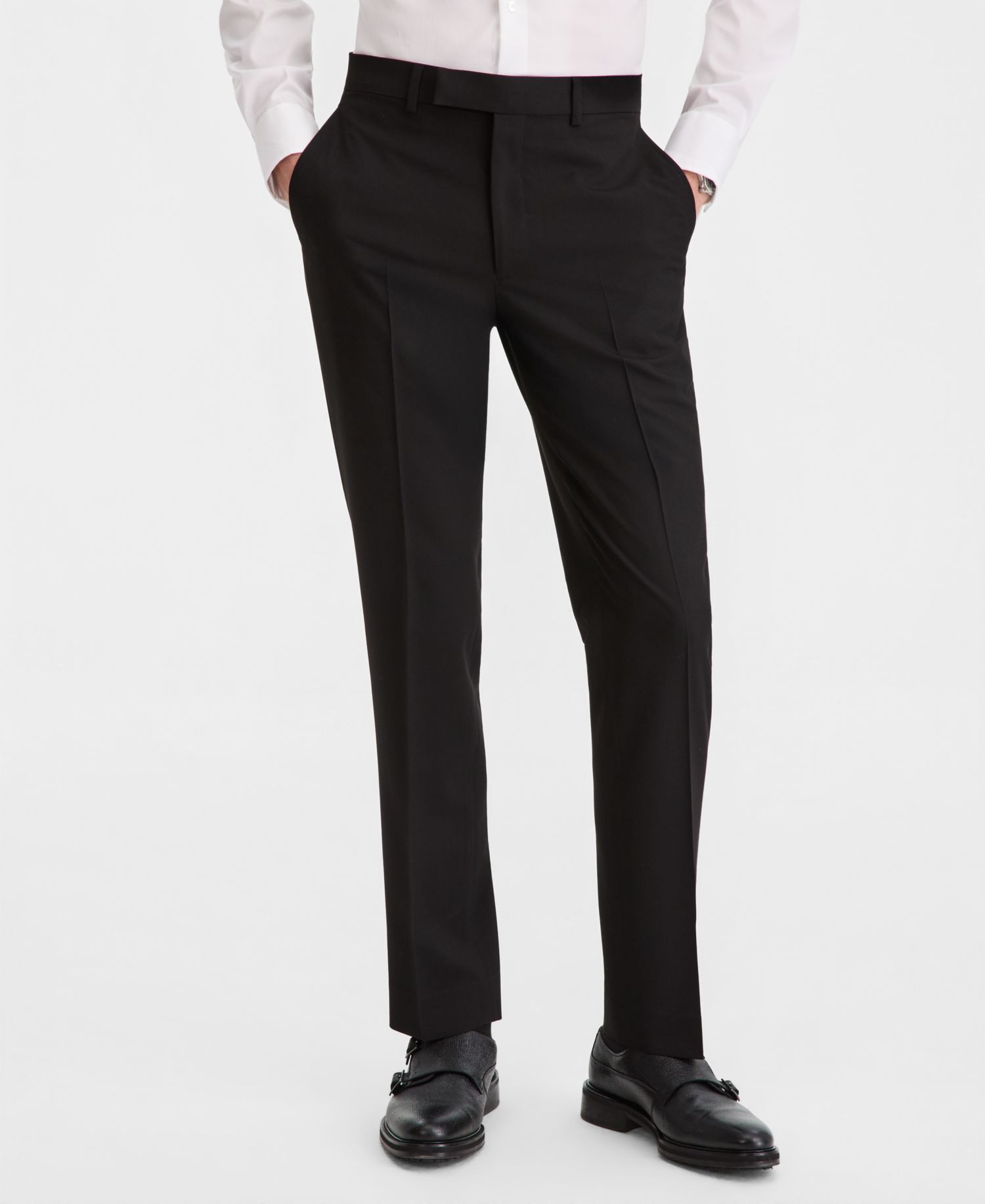 Men's Double-Breasted Slim-Fit 2-Piece Suit