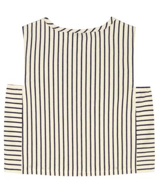 Girls' 7-16 Popcorn Knit Top