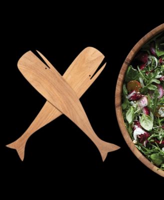 Acacia Whale 2-Pc. Salad Server Set