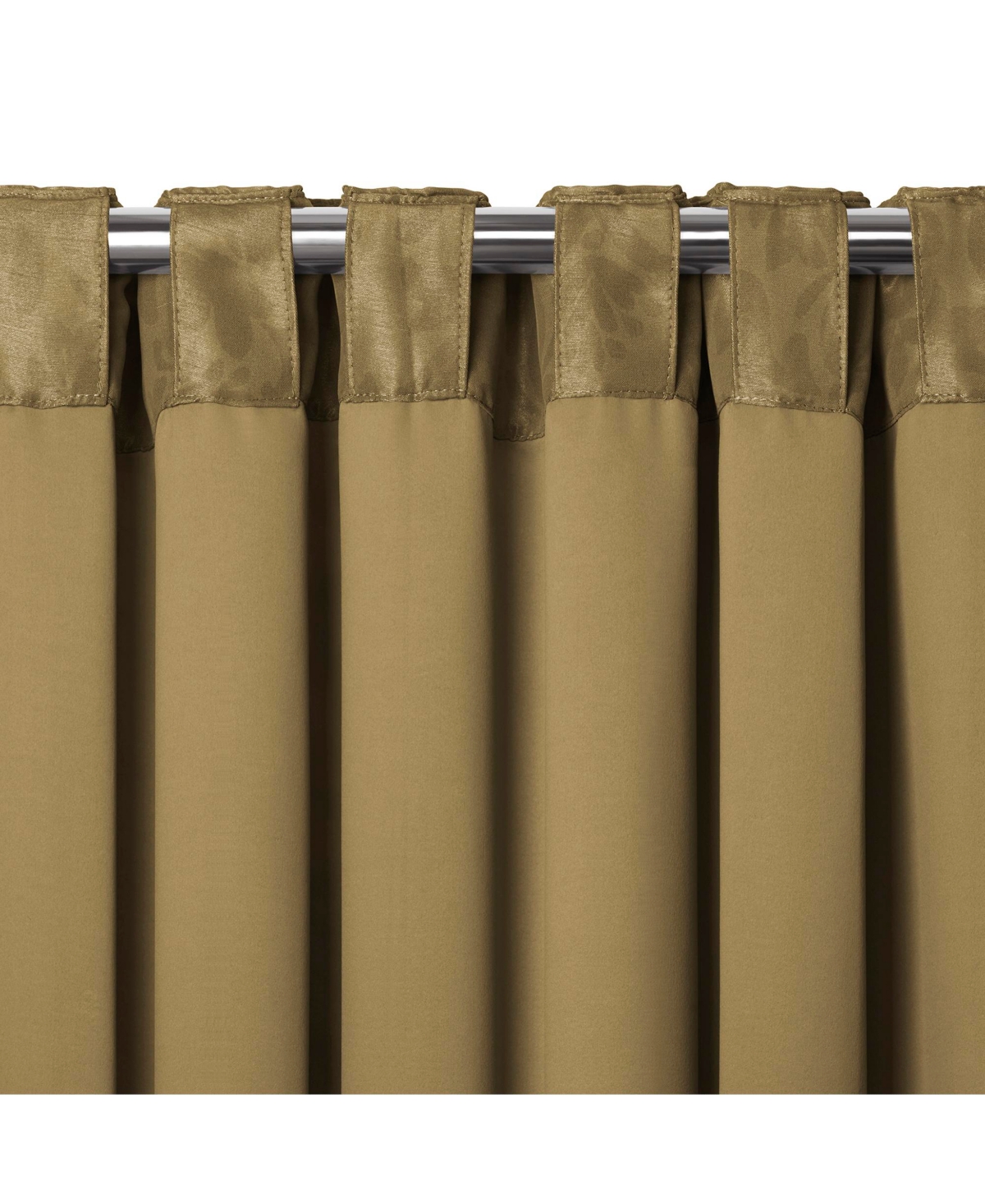 Elrene Home Fashions Antonia Damask Print Blackout Window Curtain