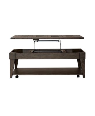 Industies, INC Arrowcreek Lift Top Cocktail Table in Weathered Stone